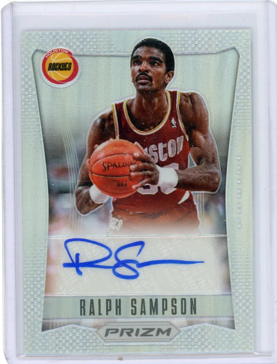Ralph Sampson 2012-13 Panini Prizm autograph silver #'d 08/25