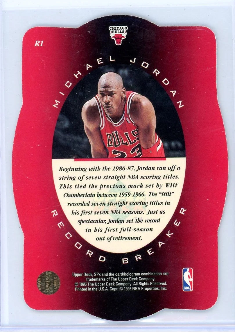 Michael Jordan 1996 SPX Record Breaker #R1
