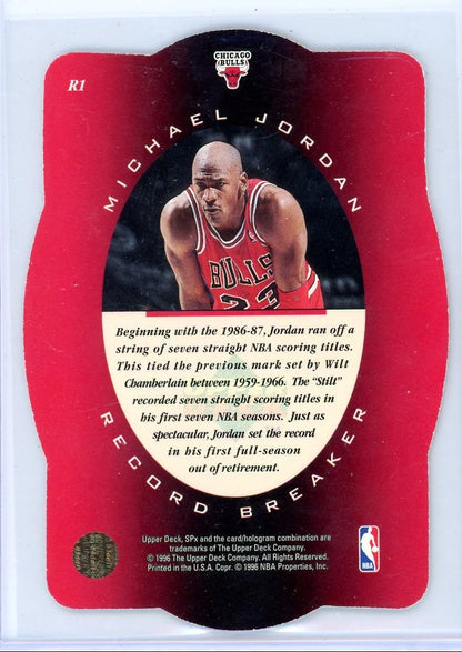 Michael Jordan 1996 SPX Record Breaker #R1