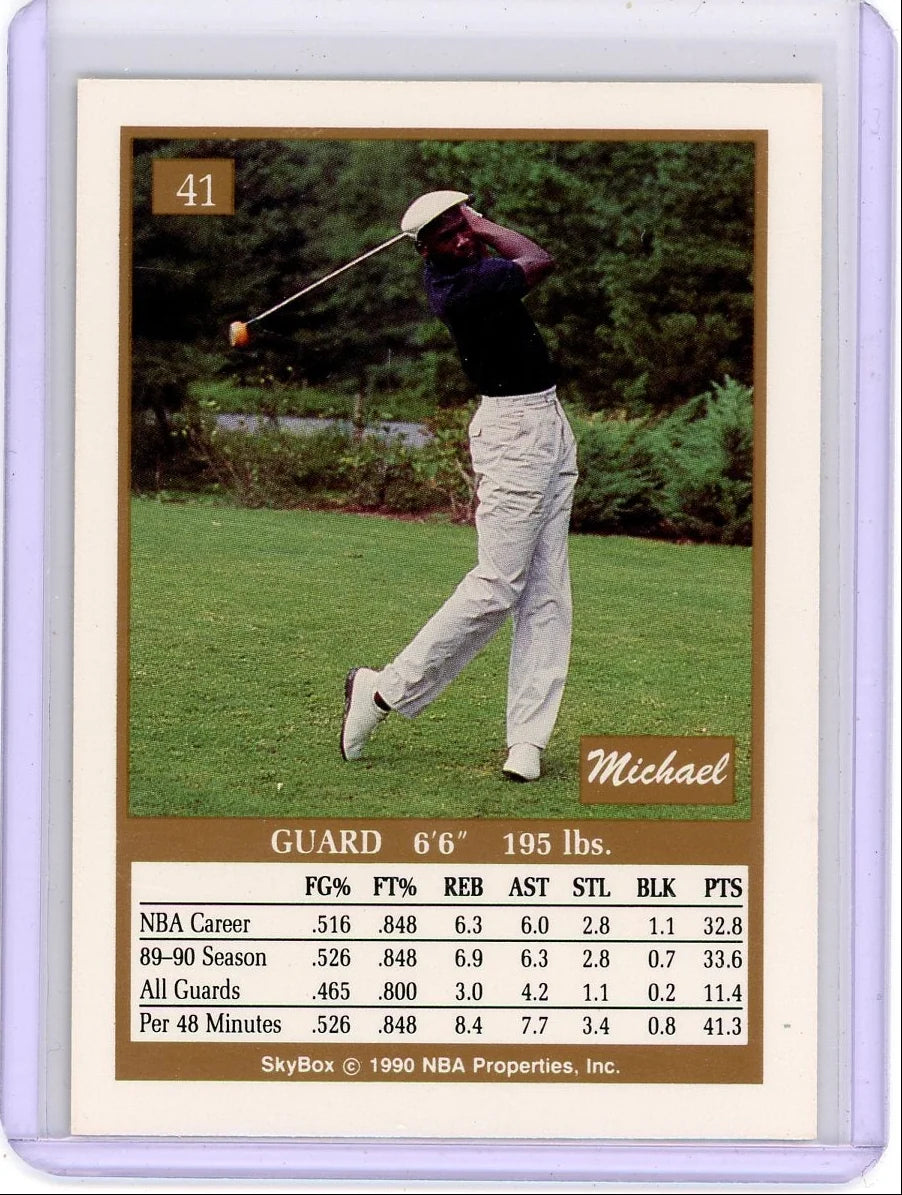Michael Jordan 1990 SkyBox #41