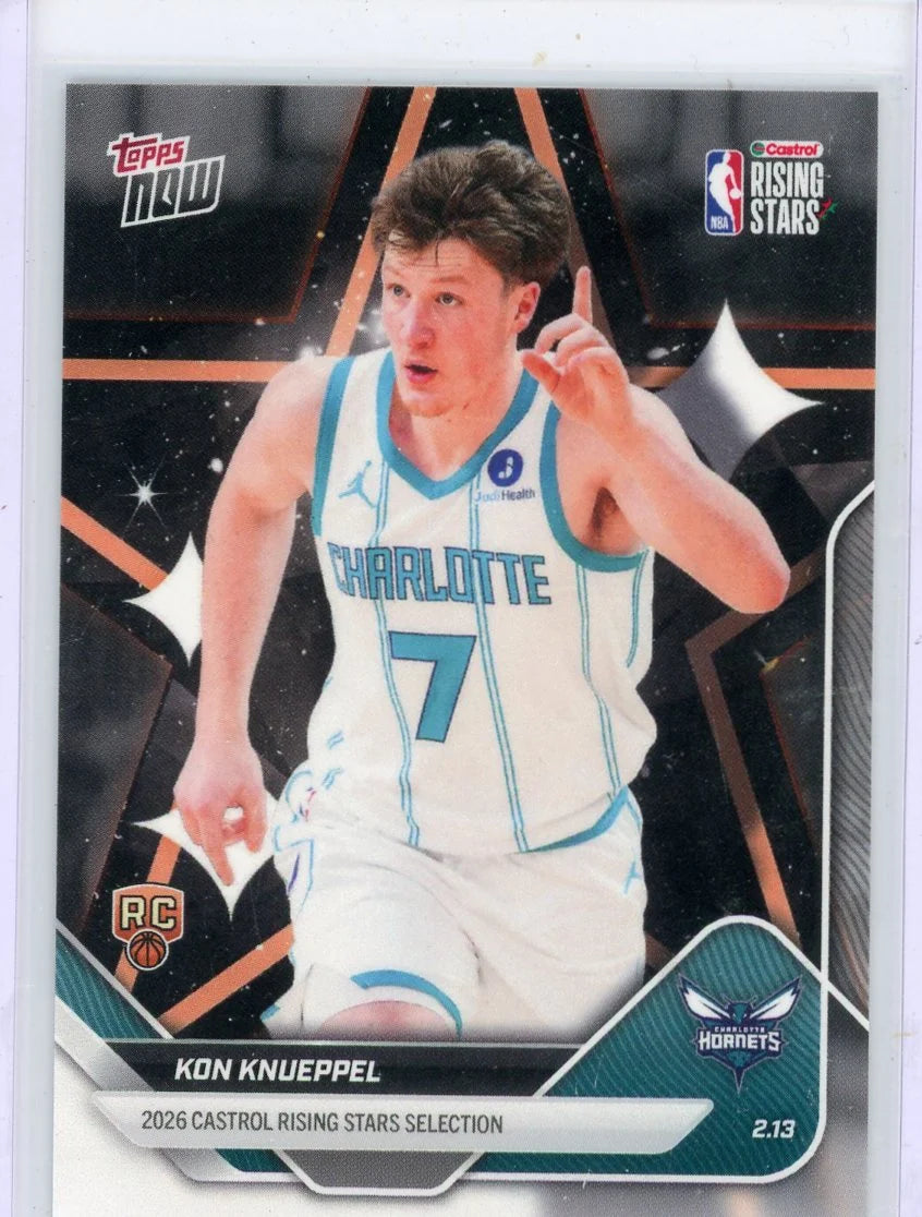 Kon Knueppel 2026 Topps NOW Rising Stars RC #RS5