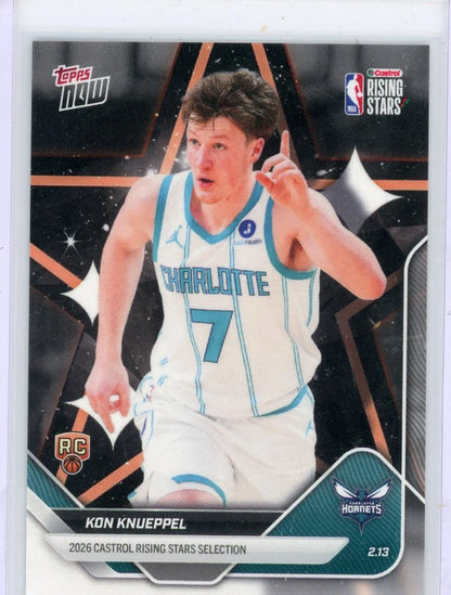 Kon Knueppel 2026 Topps NOW Rising Stars RC #RS5