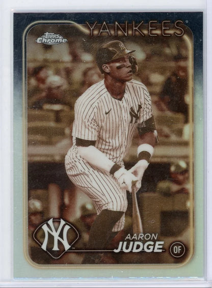 Aaron Judge 2024 Topps Chrome Sepia refractor