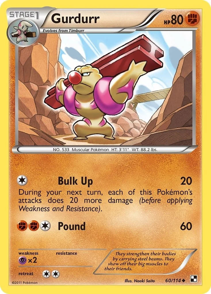 Gurdurr (60/114) (Black and White) (BLW)