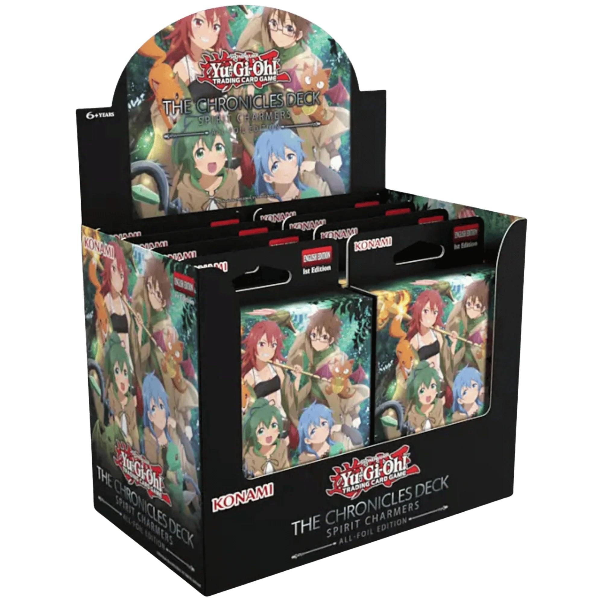 Yu-Gi-Oh The Chronicles Deck Spirt Charmers - All Foil Edition 8 Deck Display