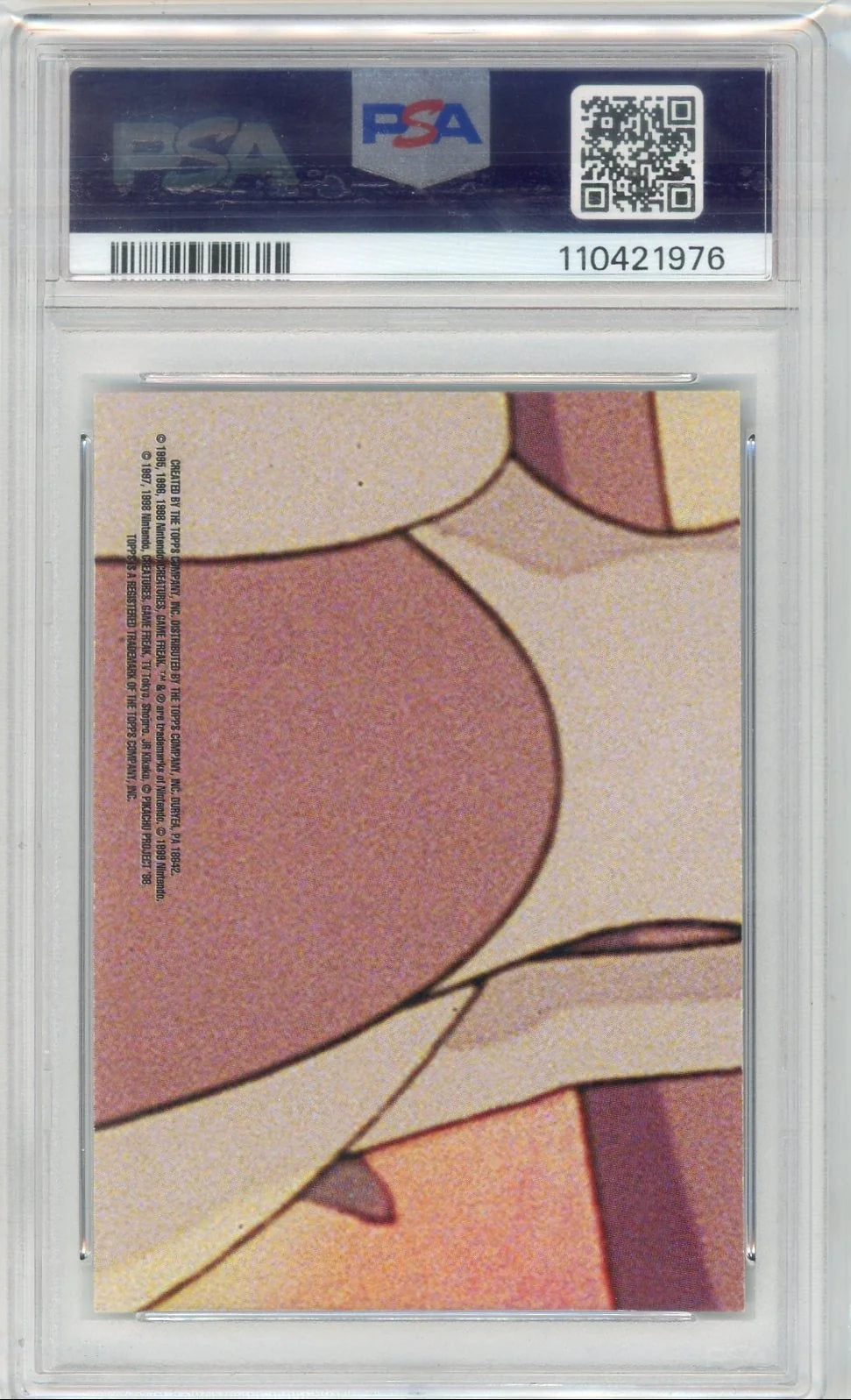 Bulbasaur Pokémon Topps Movie Stickers PSA 6