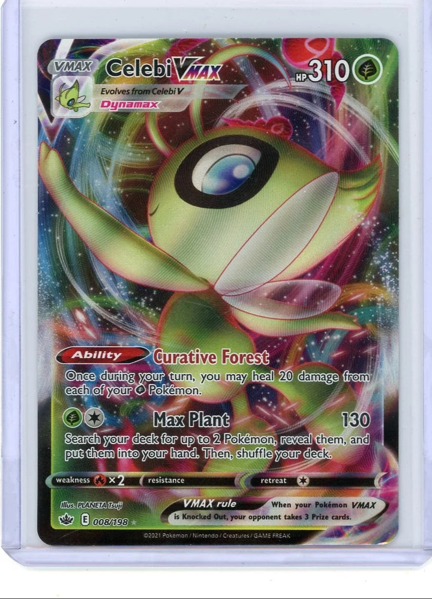 Celebi Vmax Pokémon Chilling Reign Ultra Rare #008/198