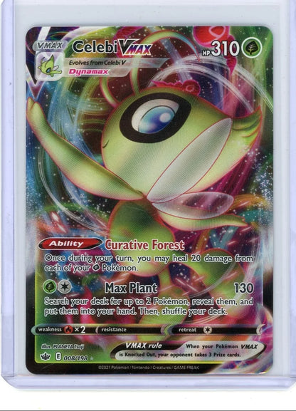 Celebi Vmax Pokémon Chilling Reign Ultra Rare #008/198