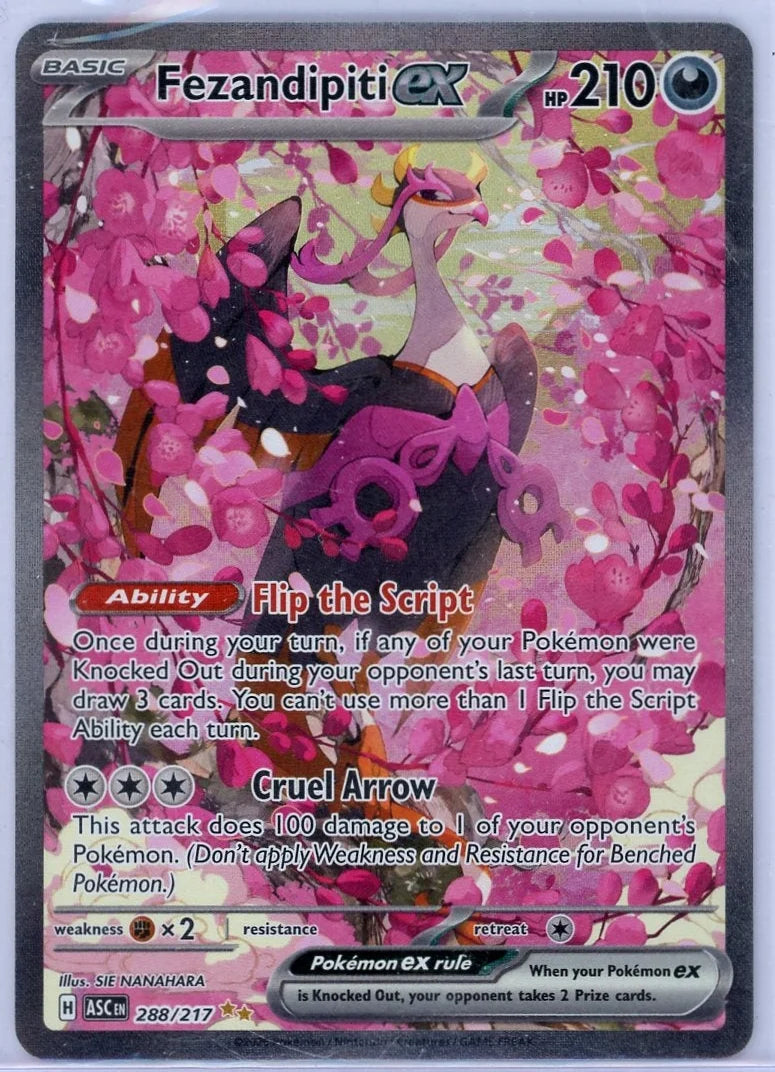 Fezandipiti 2026 Pokémon Ascended Heroes SIR #288/217