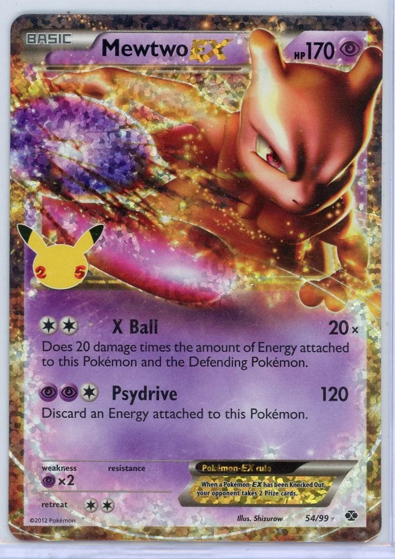 Mewtwo Ex Pokémon Celebrations: Classic Collection #54/99