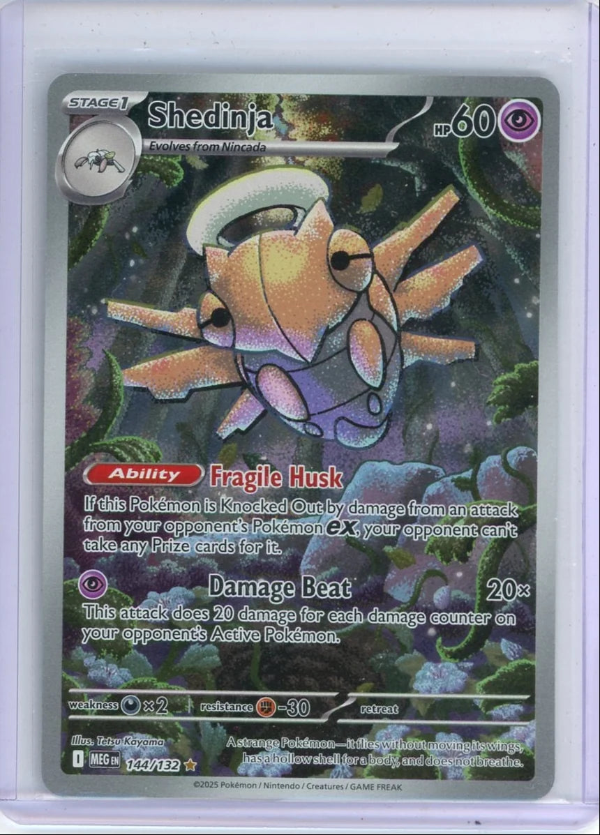 Shedinja 2025 Pokemon Mega Evolutions #144/132