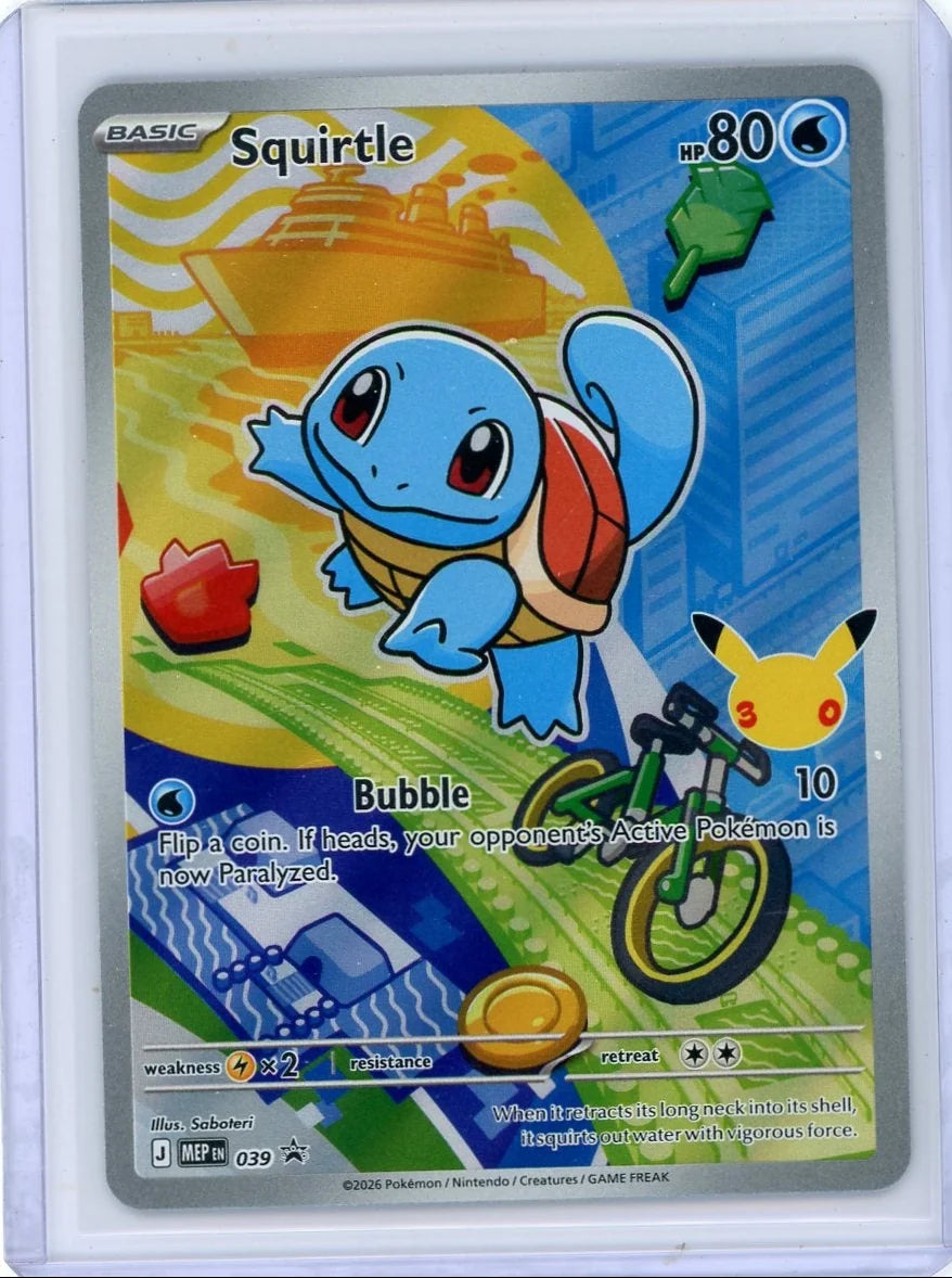 Squirtle Pokémon First Partner Promo 2026 #039