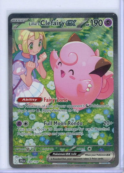 Lillie's Clefairy ex Pokémon Journey Together Special Illustration Rare #184/159