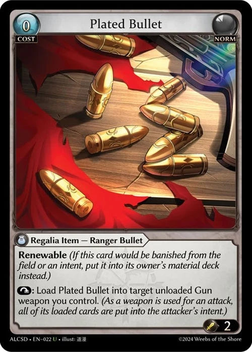 Plated Bullet (022) (Alchemical Revolution Starter Decks) (ALCSD)
