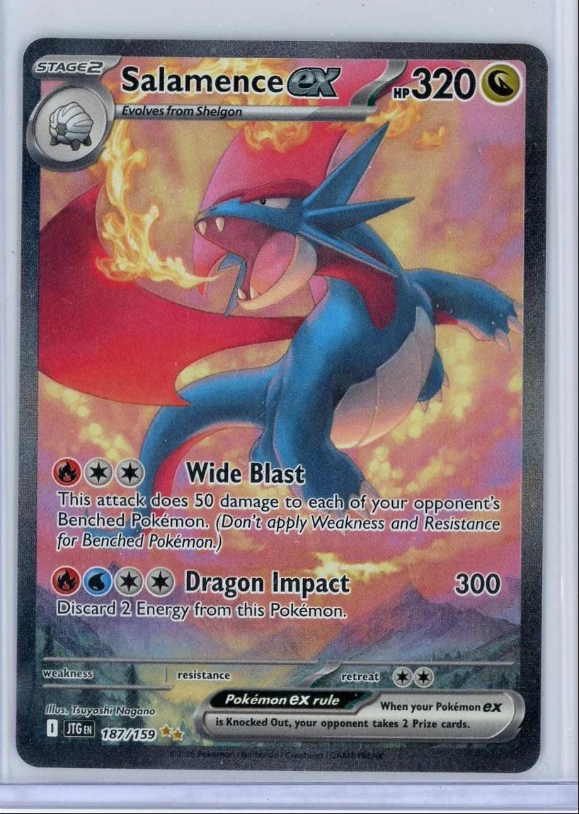 Salamence ex Pokémon Journey Together Special Illustration Rare #187/159