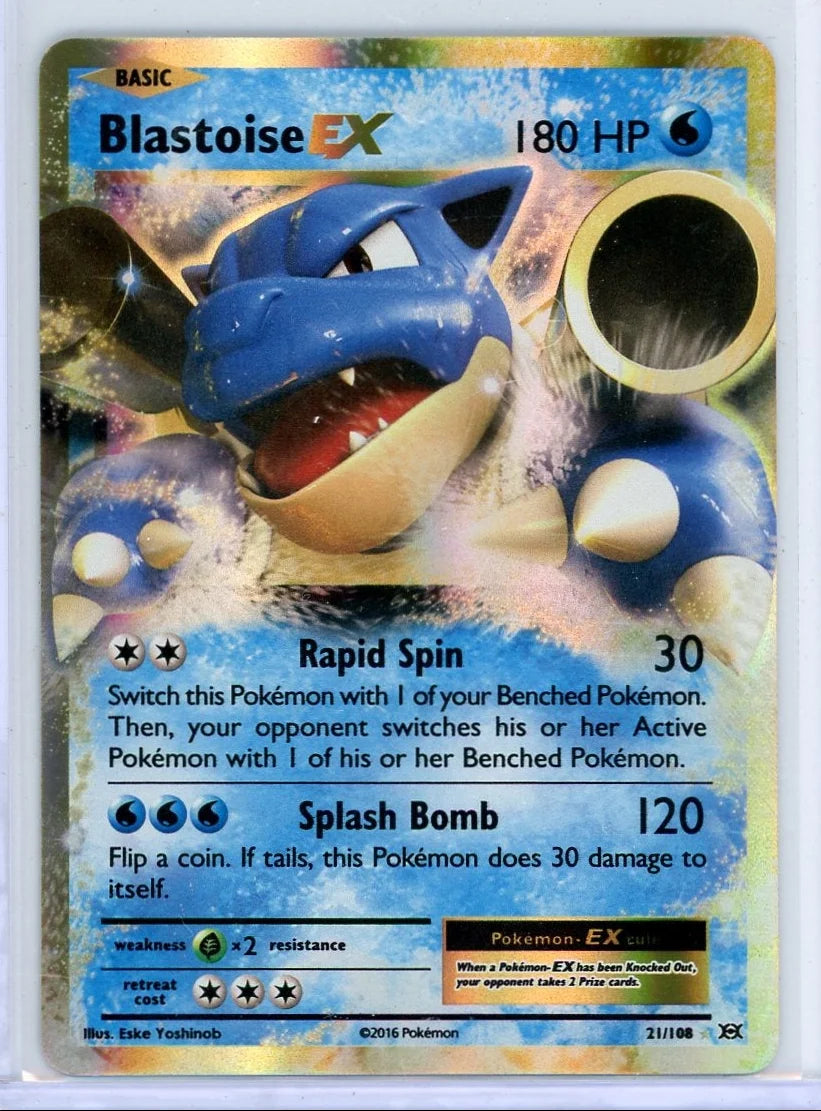 Blastoise EX Pokémon Evolutions Ultra-Rare #21/108