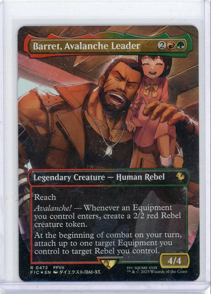Barret, Avalanche Leader Magic the Gathering Final Fantasy #0472