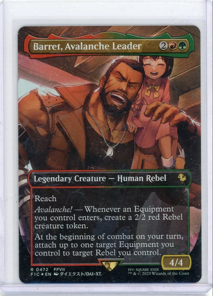 Barret, Avalanche Leader Magic the Gathering Final Fantasy #0472