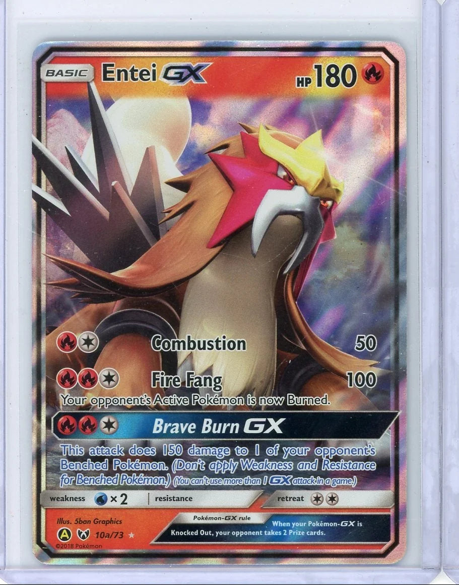Entei GX 2019 Pokemon Alternate Art promo #10a/73