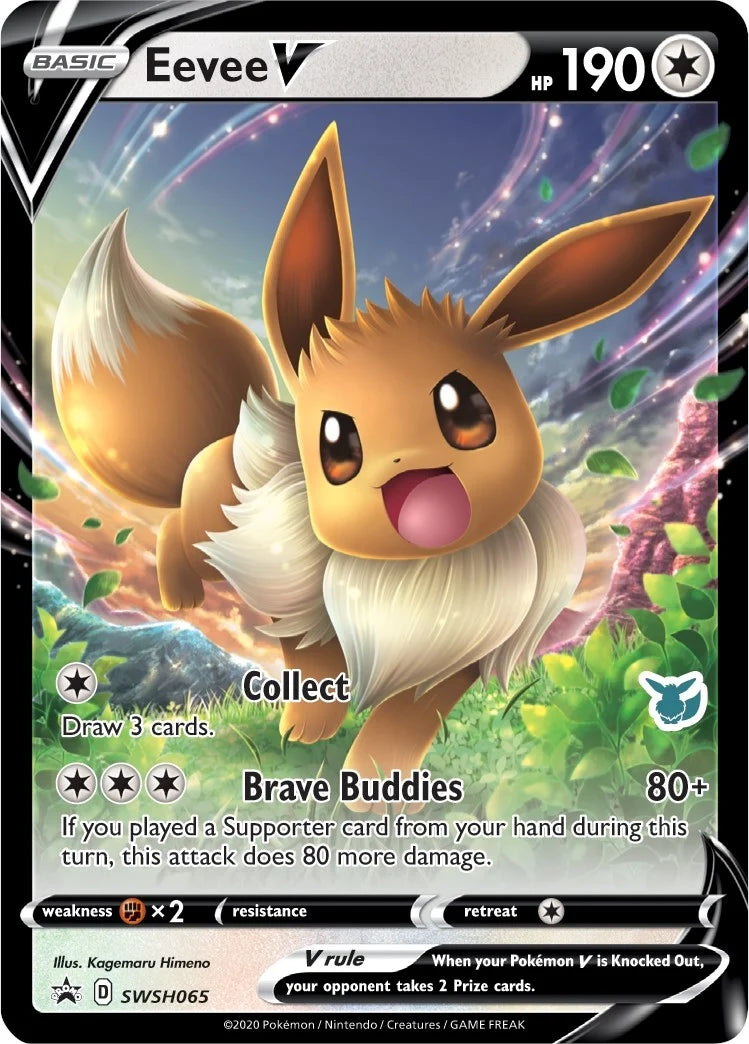 Eevee V - SWSH065 (Eevee Stamped) (SWSH065) (Battle Academy 2022) (BA22)