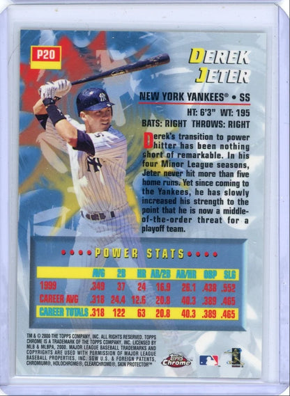 Derek Jeter 2000 Topps Chrome Power Players