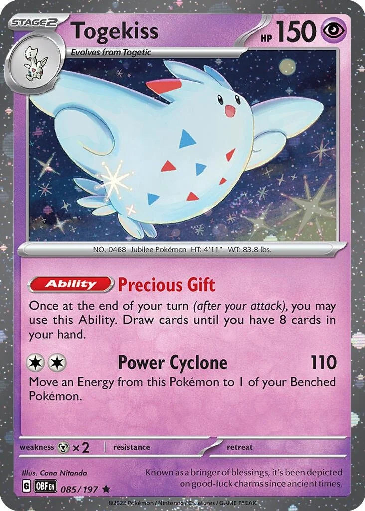 Togekiss - 085/197 (Cosmos Holo) (085/197) (Blister Exclusives) (BLE)