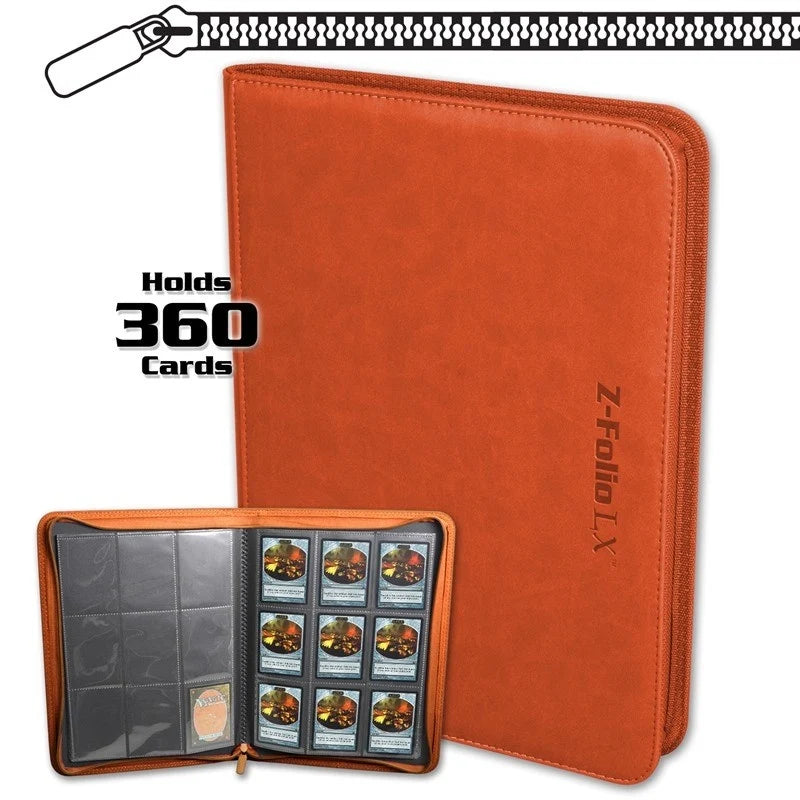 Z-Folio 9-Pocket LX Album - Orange