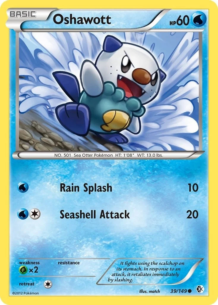Oshawott (39/149) (Boundaries Crossed) (BCR)