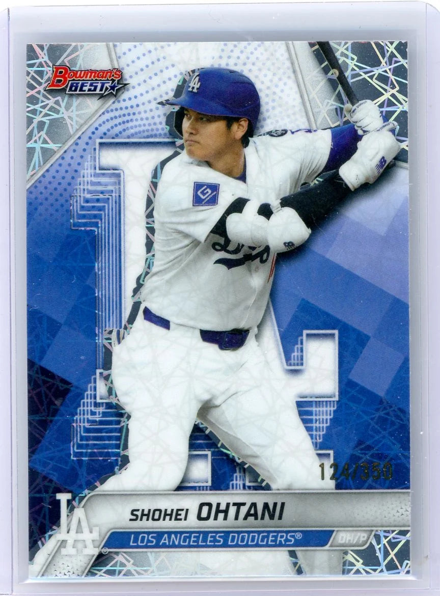 Shohei Ohtani 2025 Bowman's Best Lazer #'d 124/350