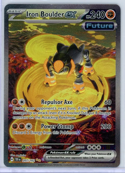 Iron Boulder ex Pokémon Temporal Forces SIR #207/162
