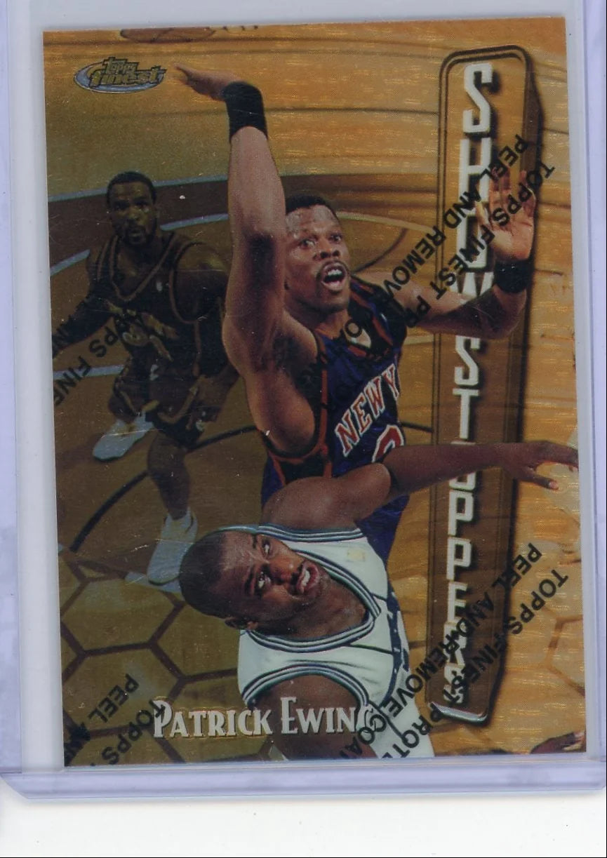 Patrick Ewing 1997 Topps Finest Showstoppers W/Coating