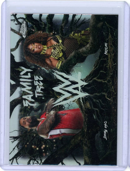 Jimmy Uso/Naomi 2026 Topps Chrome WWE Family Tree