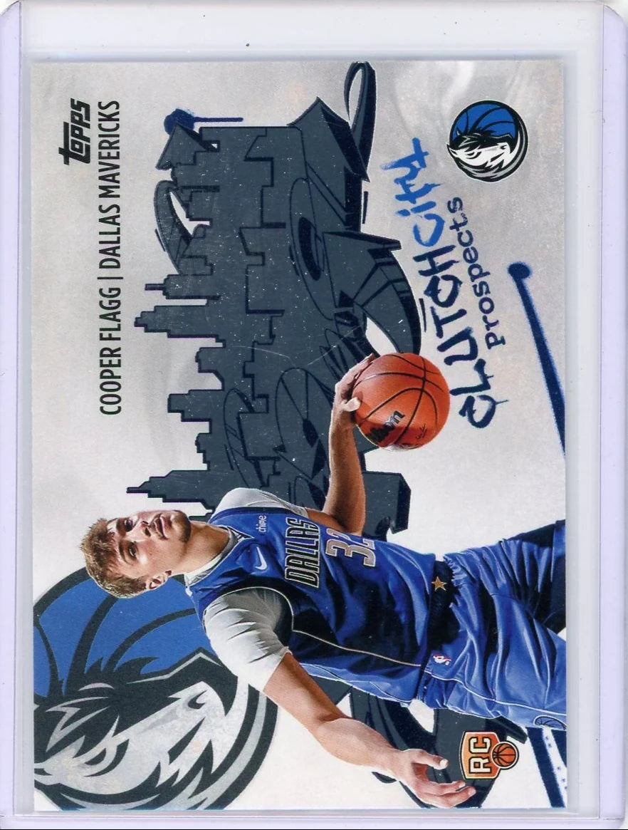 Cooper Flagg 2025-26 Topps Clutch City RC