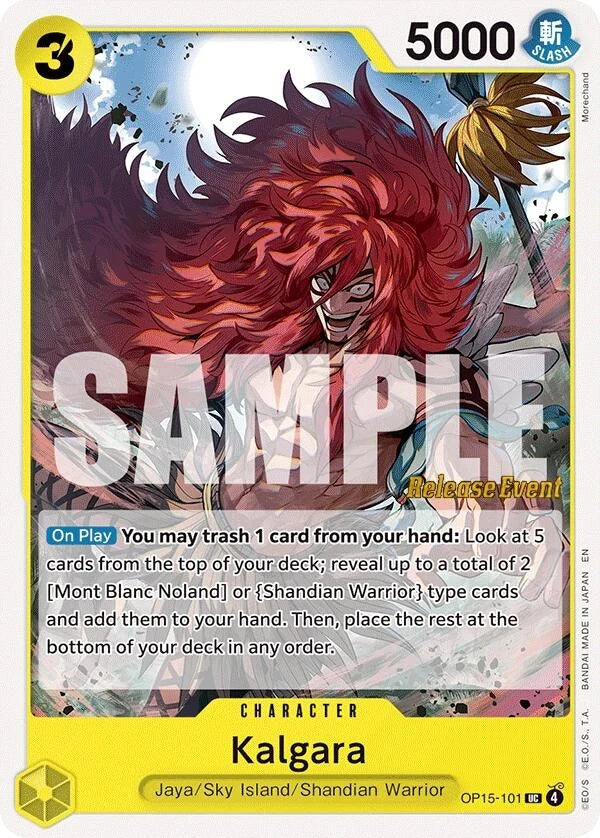 Kalgara (OP15-101) (Adventure on Kami's Island Release Event Cards) (OP15 RE)