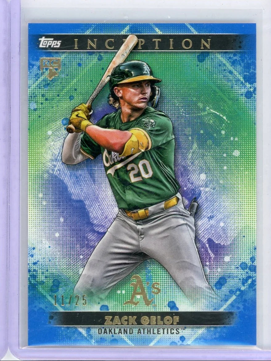 Zack Gelof 2024 Topps Inception Blue Rookie #'d 11/25