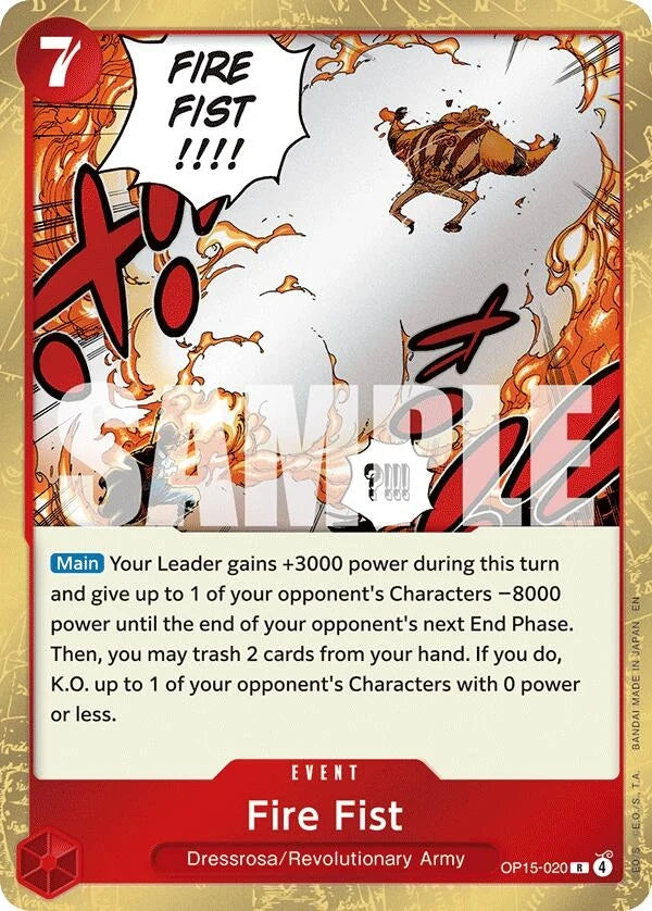 Fire Fist (OP15-020) (Adventure on Kami's Island) (OP15-EB04)