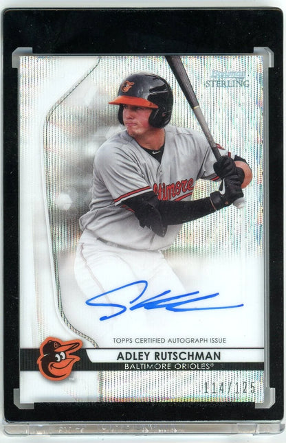 Adley Rutschman 2020 Bowman Sterling Prospect Auto #'d 114/125