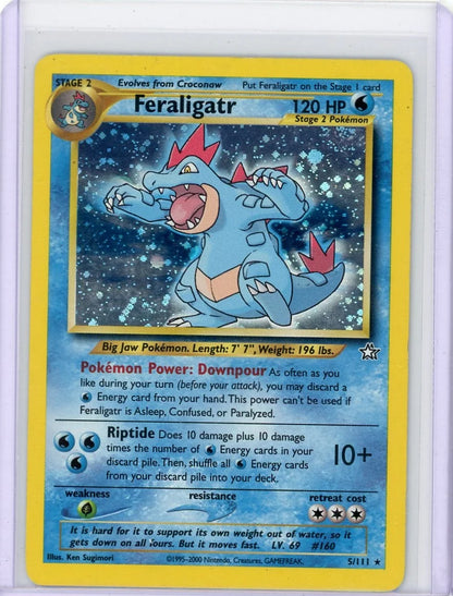 Feraligatr Pokémon Neo Genesis Holo #5/111