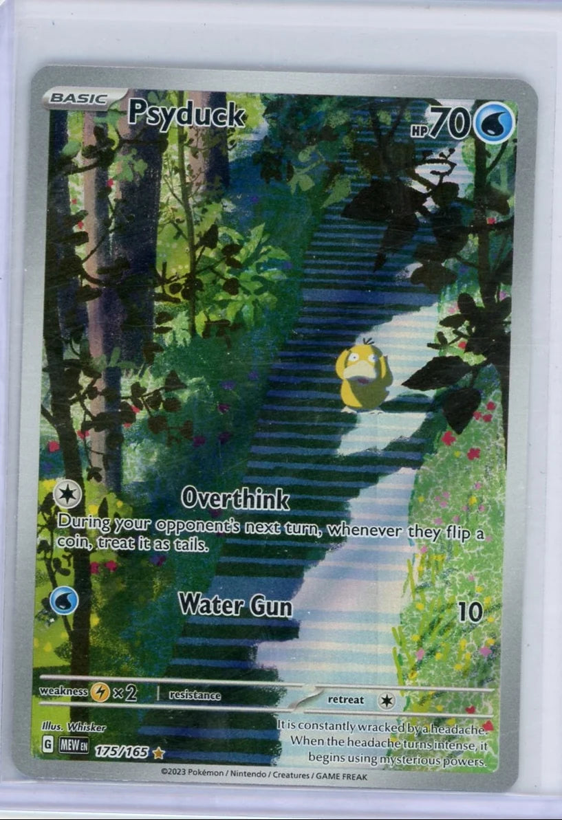 Psyduck Pokémon 151 Illustration Rare #175/165