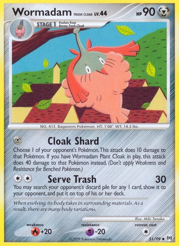 Wormadam Trash Cloak (51/99) (Arceus) (AR)