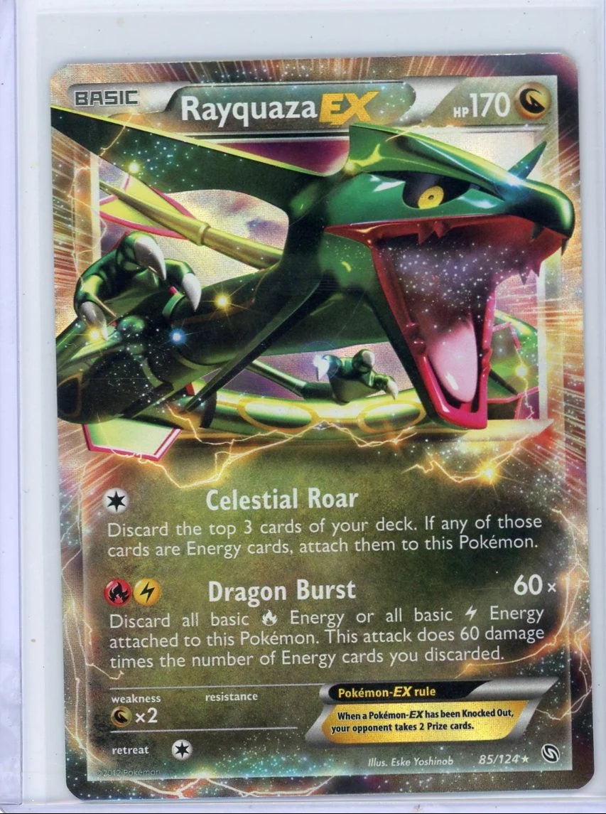 Rayquaza EX 2012 Pokemon Dragons Exalted #85/124