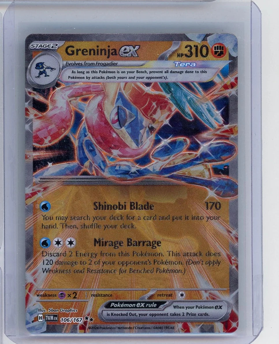 Greninja ex (Metal Promo) 2024 Pokemon Twilight Masquerade #106/167