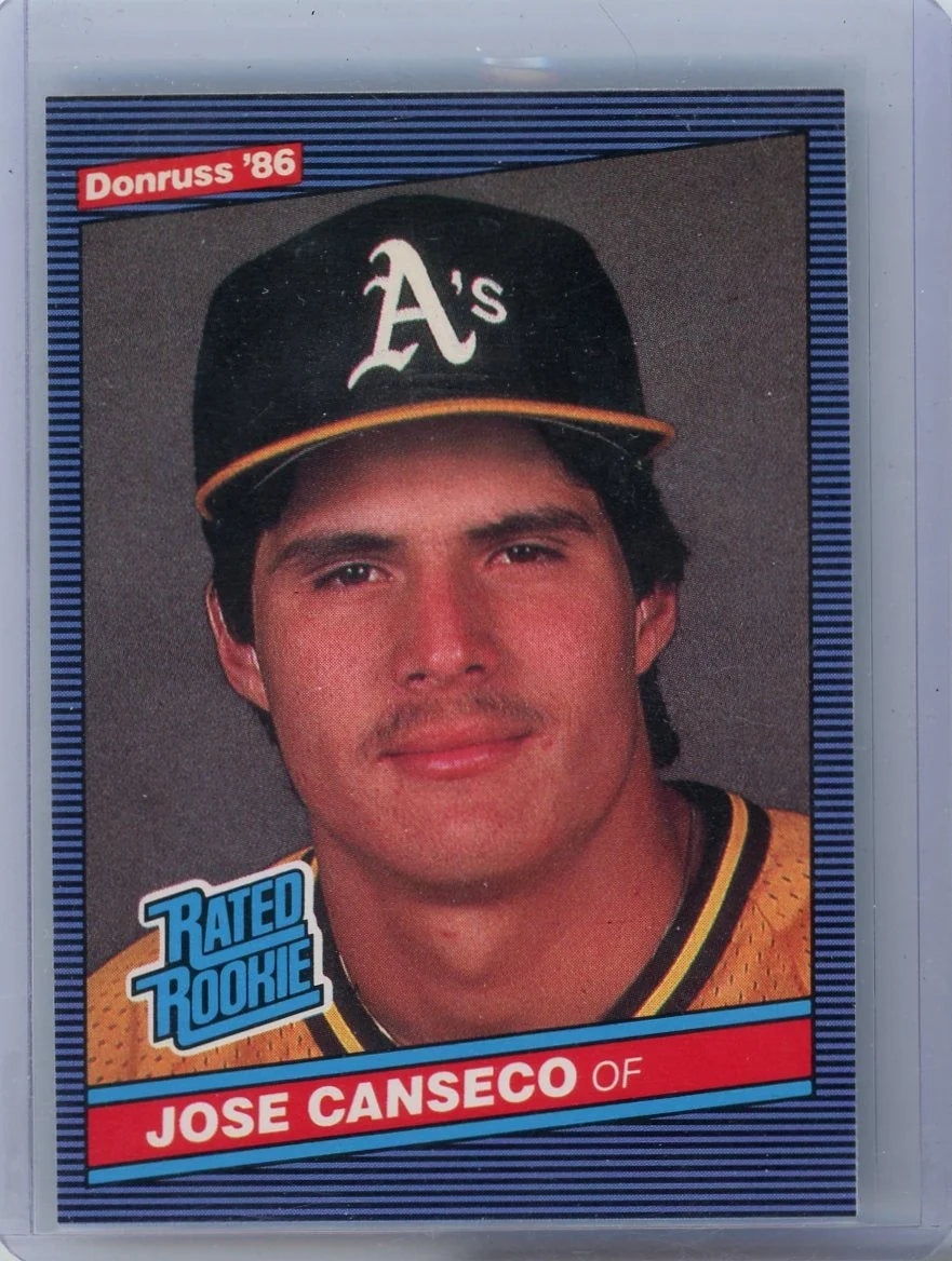 Jose Canseco 1986 Donruss Rated Rookie #39
