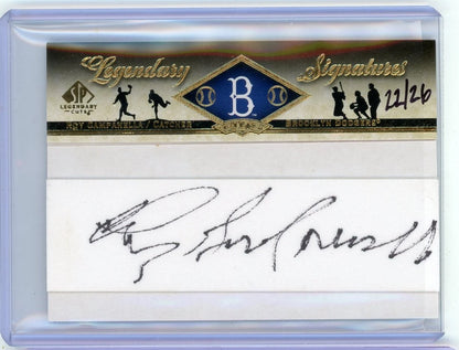 Roy Campanella 2008 Upper Deck SP Legendary Cut autograph #'d 22/26
