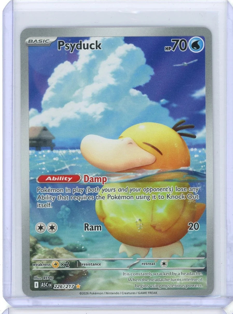 Psyduck Pokémon Ascended Heroes Illustration Rare #226/217