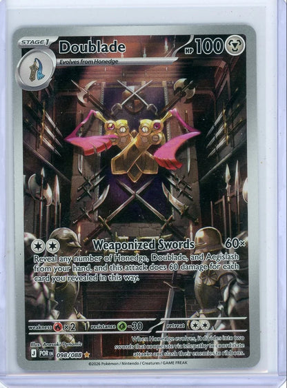 Doublade 2026 Pokemon Perfect Order Illustration rare #098/088