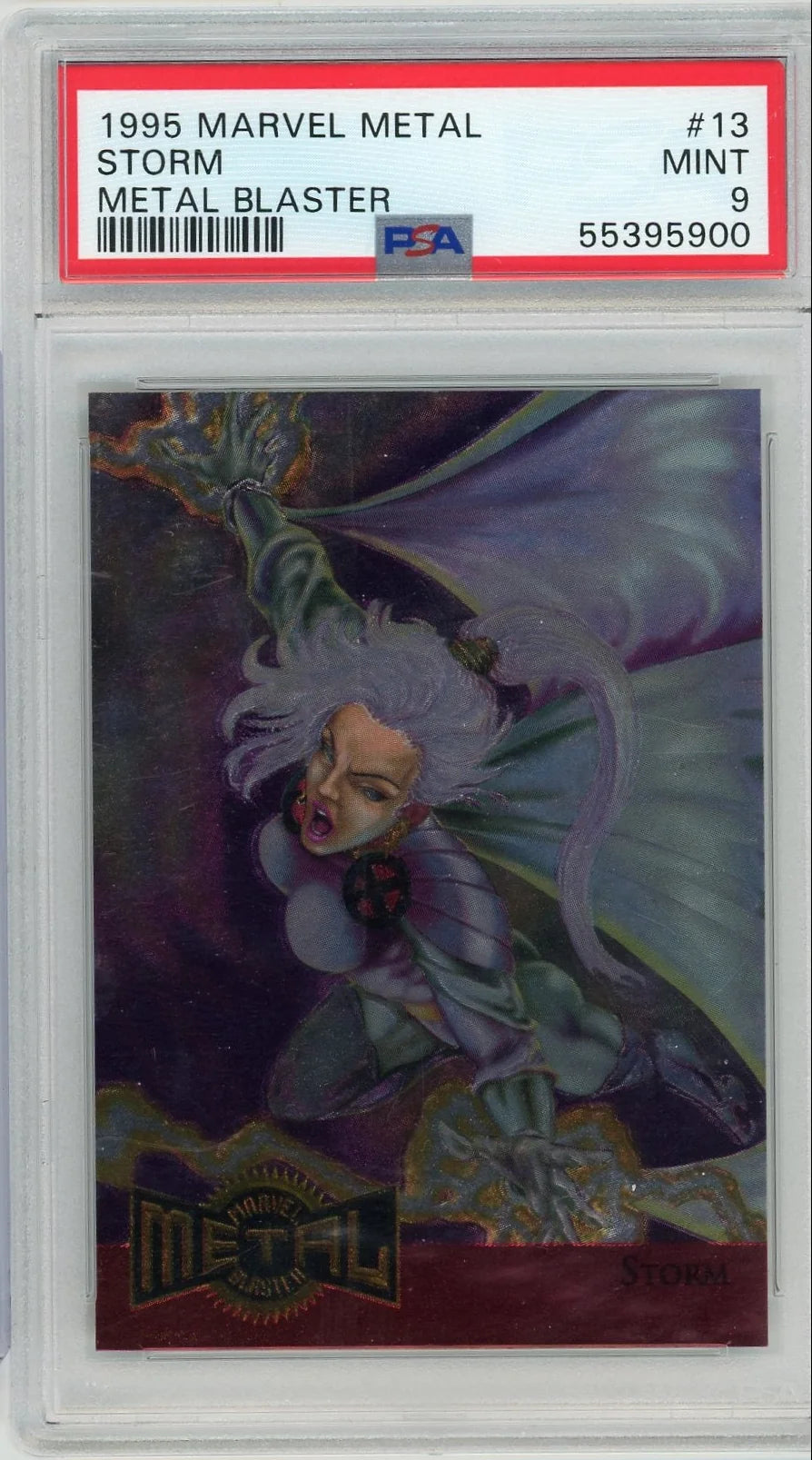 Storm 1995 Marvel Metal #13 PSA 9