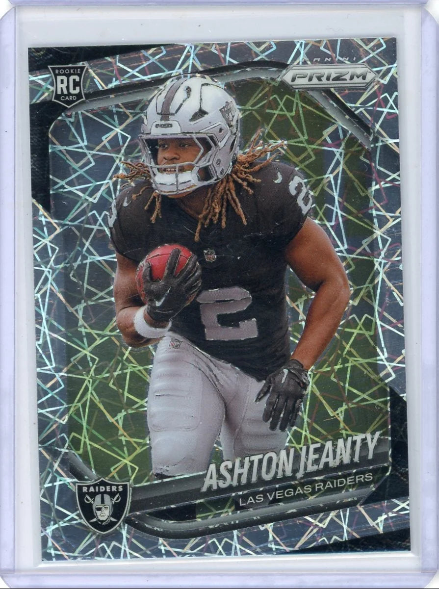 Ashton Jeanty 2025 Panini Prizm lazer prizm RC