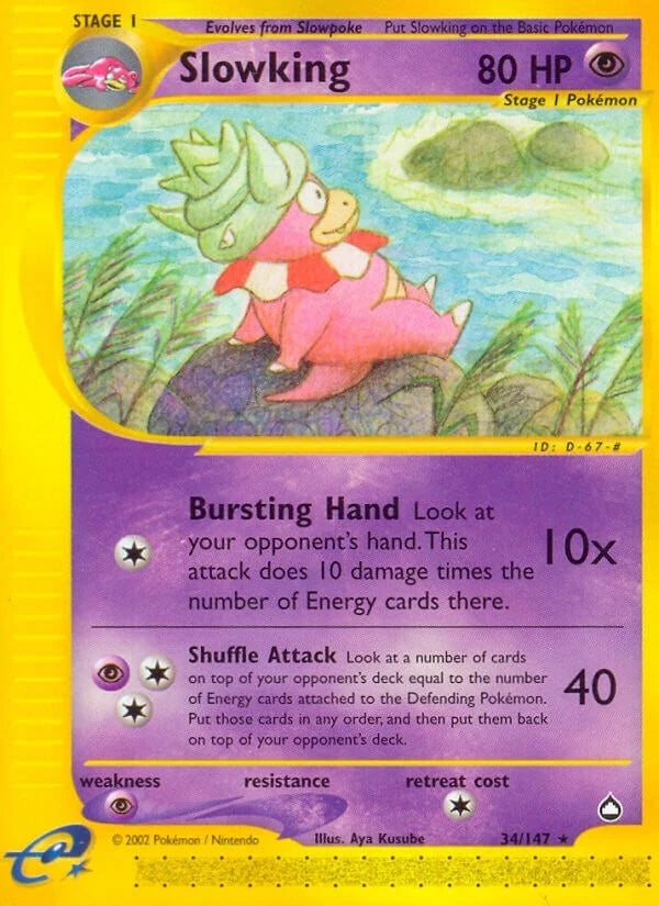 Slowking (034/147) (Aquapolis) (AQ)