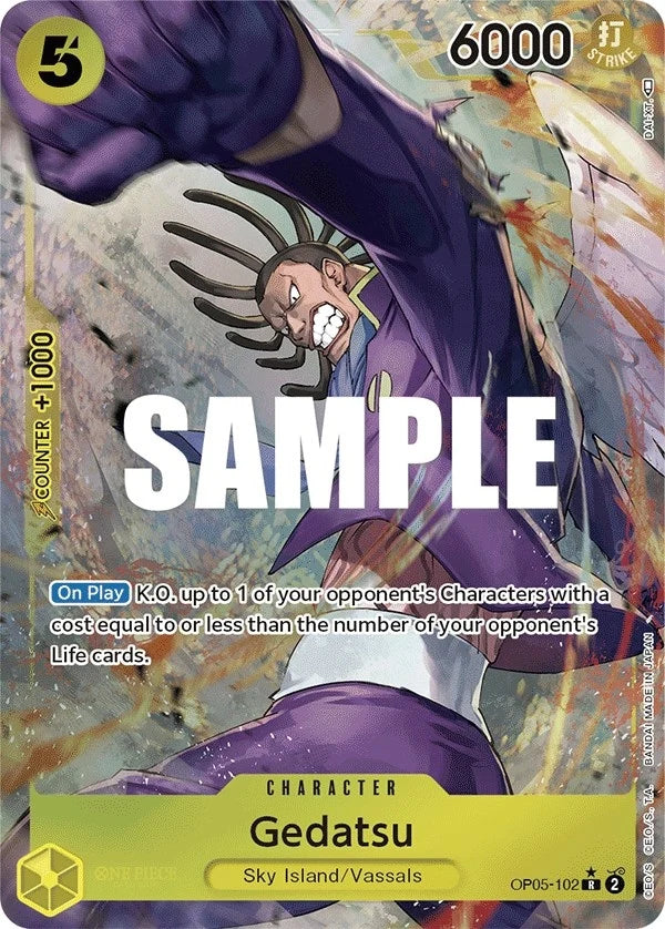 Gedatsu (Alternate Art) (OP05-102) (Awakening of the New Era) (OP05)